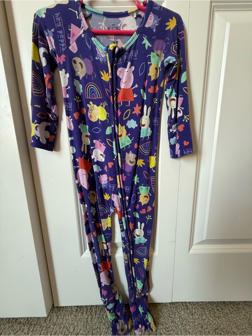 2T One-Piece Pajamas: Peppa the Pig - Picture 1 of 4